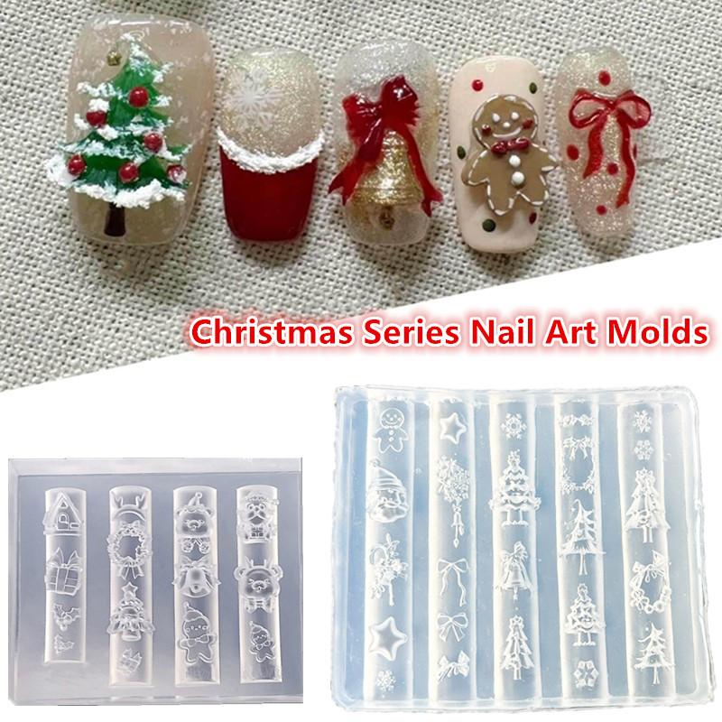Nail Art For Men - Muñeco de nieve de Navidad, árbol