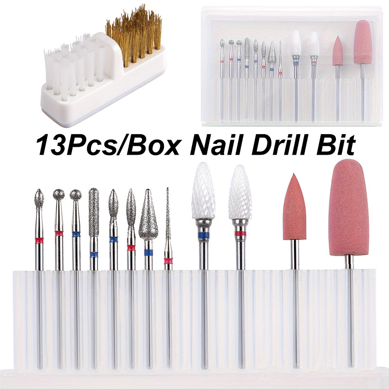 Nail Art Brush Set - Juego de 13 Brocas para Uñas