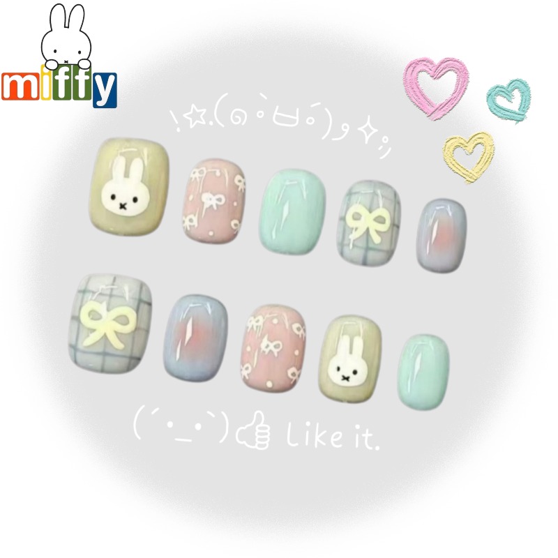Nail Art Quirky - Miffy Bunny | Miffy Suave y