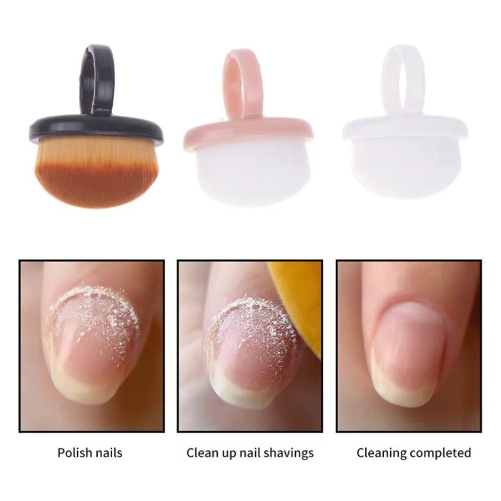 Nail Art For Men - Nuevo Pincel Ovalado para Polvo de