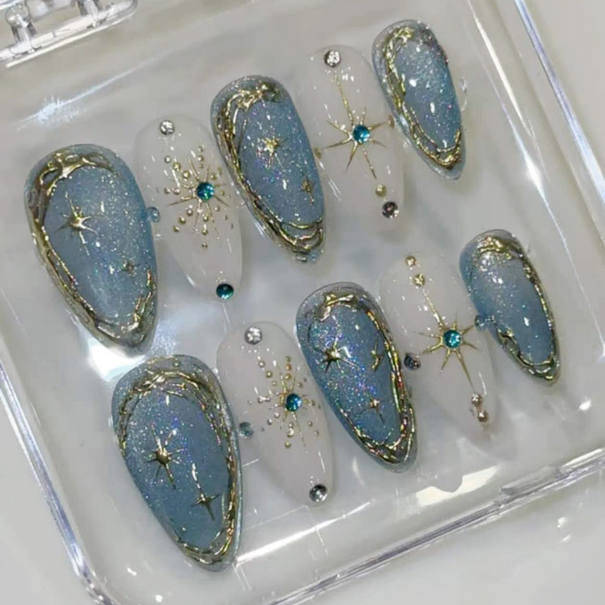 24 Uñas Postizas Adornadas con - Nail Art Quirky reseña y precio
