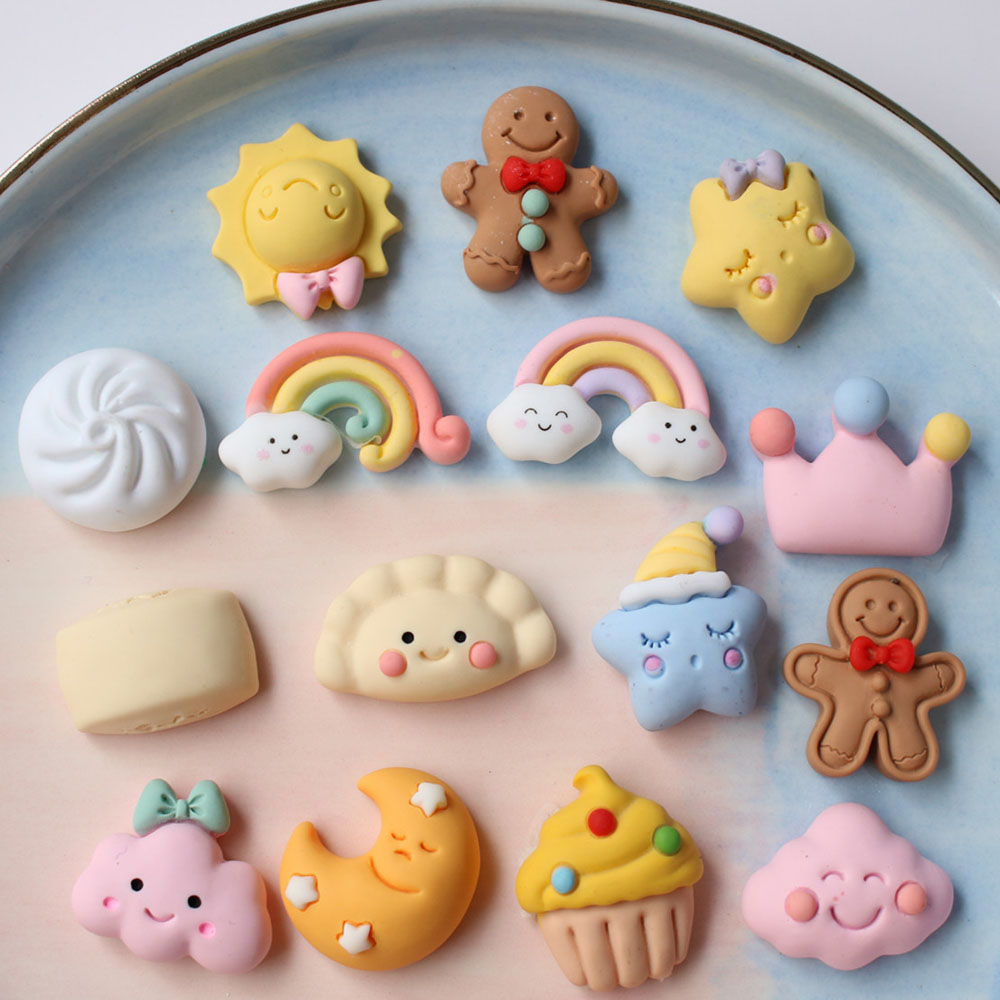 Dijes de resina Kawaii para de - Nail Art For Men reseña y precio