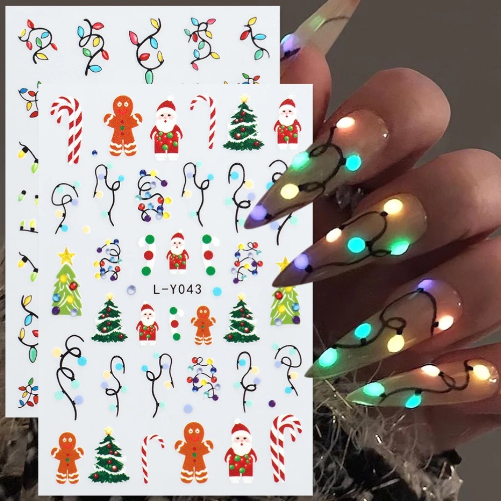 Linternas luminosas, pegatinas - Nail Art For Men reseña y precio