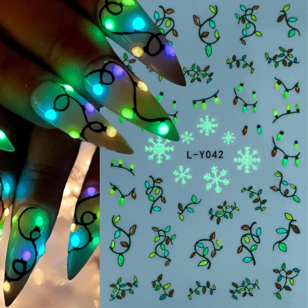 Linternas luminosas, pegatinas - Nail Art For Men reseña y precio