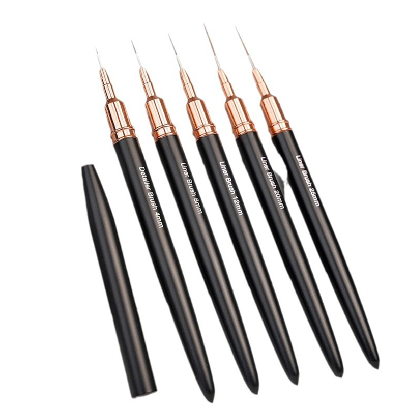Z. Juego de 5 pinceles profesi - Nail Art Brush Set reseña y precio