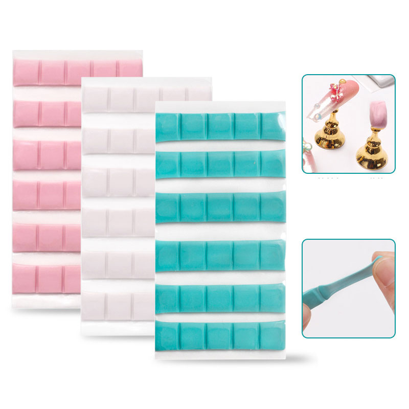 1 paquete de pegamento adhesiv - Nail Art Kaki reseña y precio