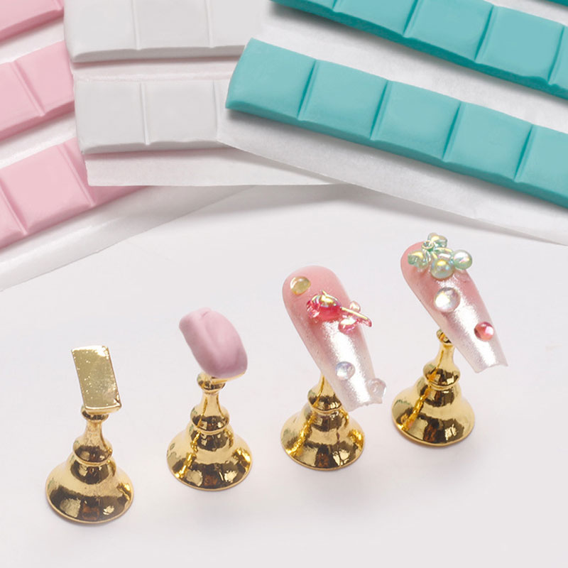 1 paquete de pegamento adhesiv - Nail Art Kaki reseña y precio