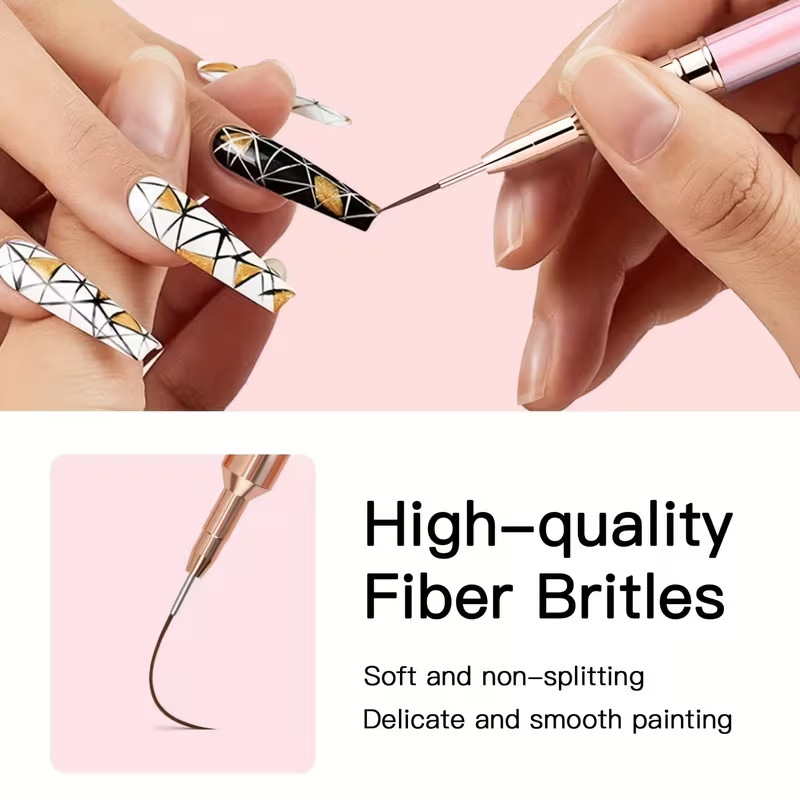Set de 15 Pinceles Profesional - Nail Art Brush Set reseña y precio