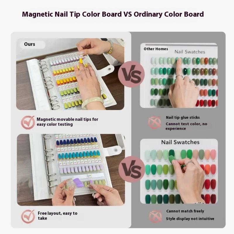 Libro de Muestras de Uñas Magn - Nail Art Kaki reseña y precio