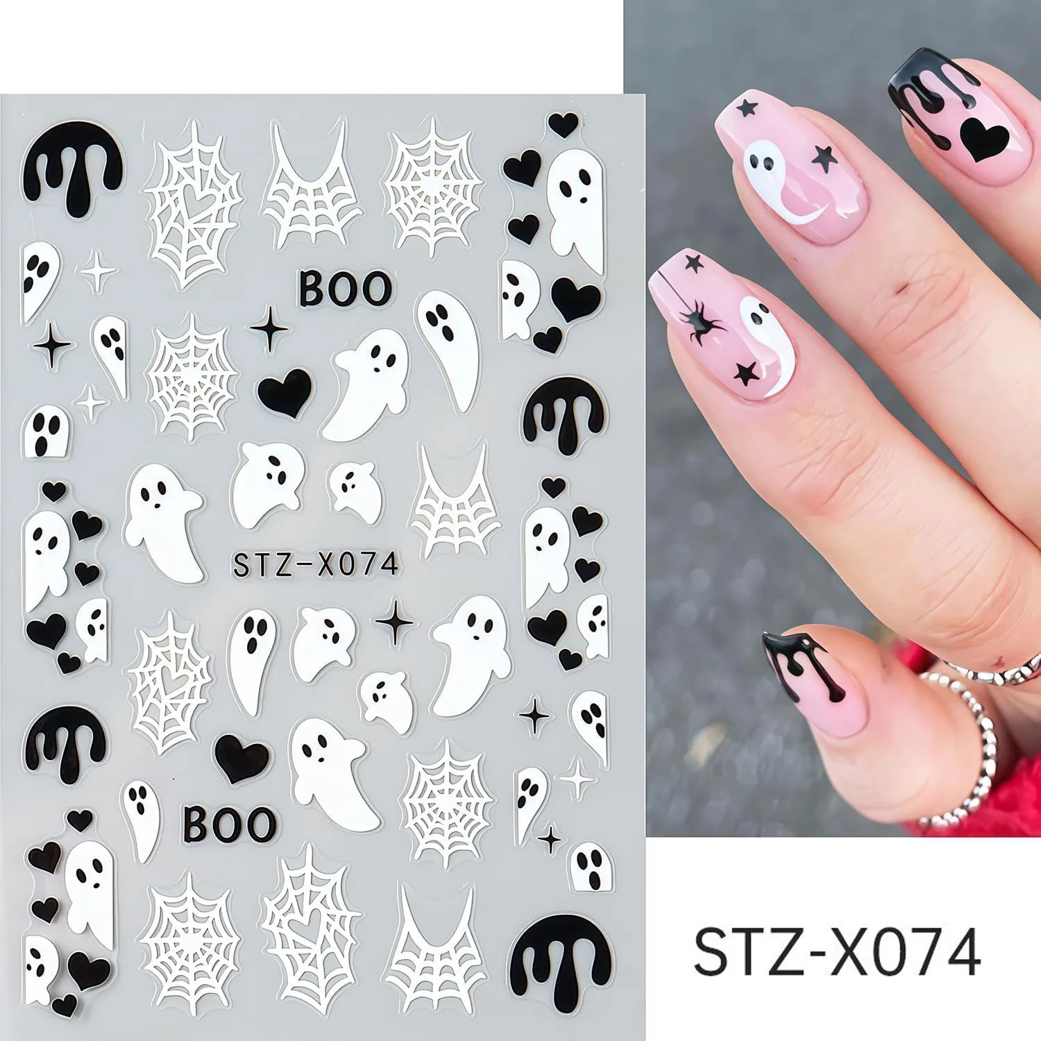 Pegatinas 3D autoadhesivas par - Nail Art For Men reseña y precio