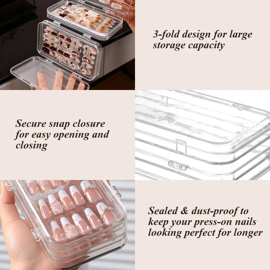 Caja de Almacenamiento Transpa - Nail Art Quirky reseña y precio