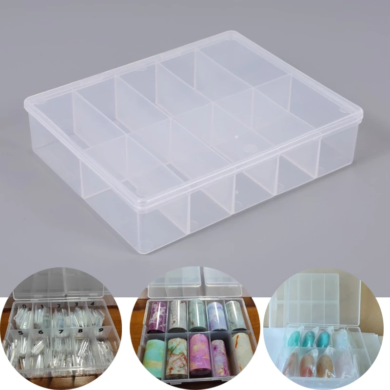 Caja de almacenamiento transpa - Nail Art Quirky reseña y precio