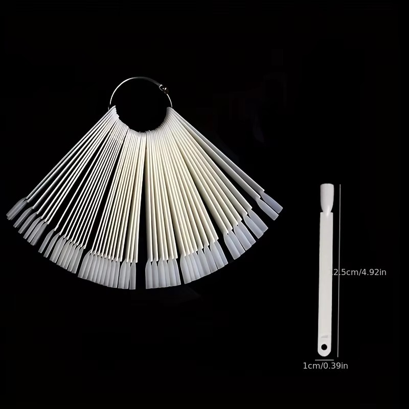 50 palos de muestra de uñas co - Nail Art Kaki reseña y precio