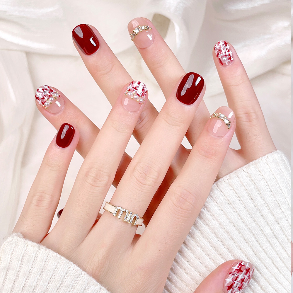 Kit de 10 Uñas Postizas Cortas - Nail Art Quirky reseña y precio