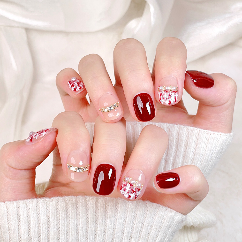Kit de 10 Uñas Postizas Cortas - Nail Art Quirky reseña y precio