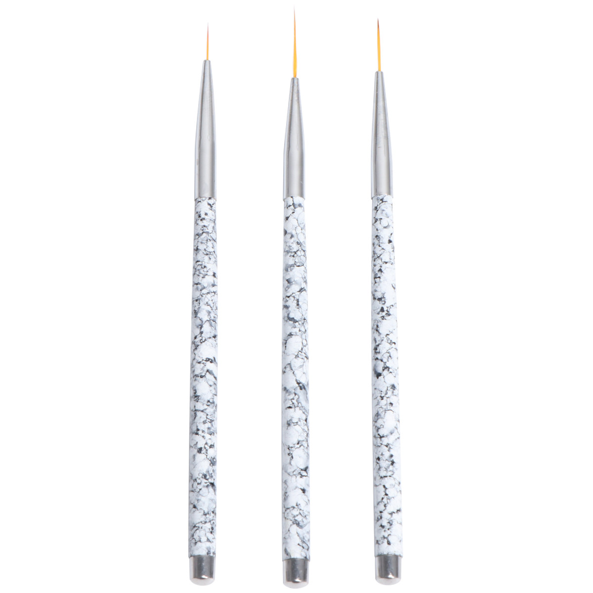 Juego de 3 pinceles para decor - Nail Art Brush Set reseña y precio