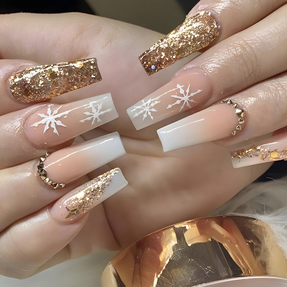 24 Uds. De uñas postizas cuadr - Nail Art Quirky reseña y precio